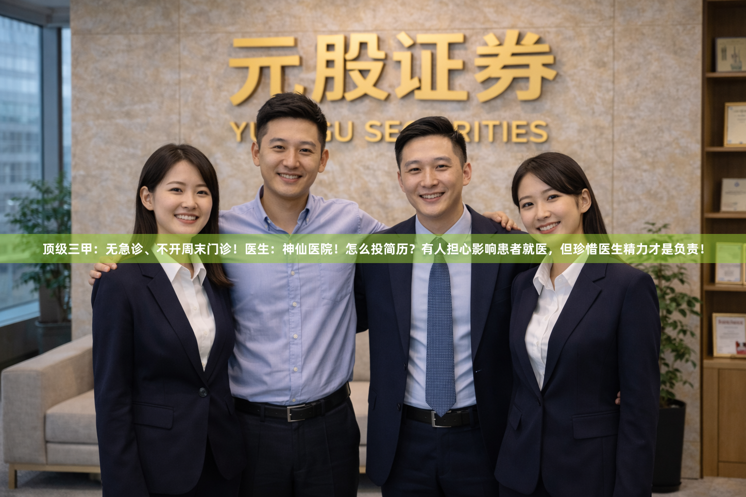 顶级三甲：无急诊、不开周末门诊！医生：神仙医院！怎么投简历？有人担心影响患者就医，但珍惜医生精力才是负责！